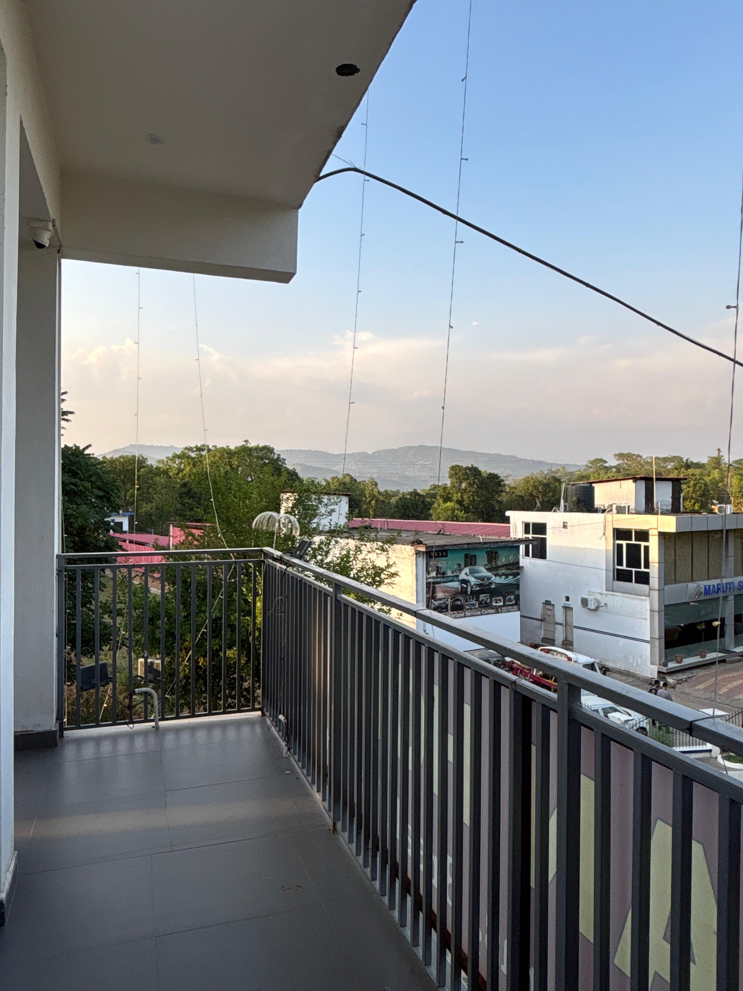 Balcony view from Vandan Homestay